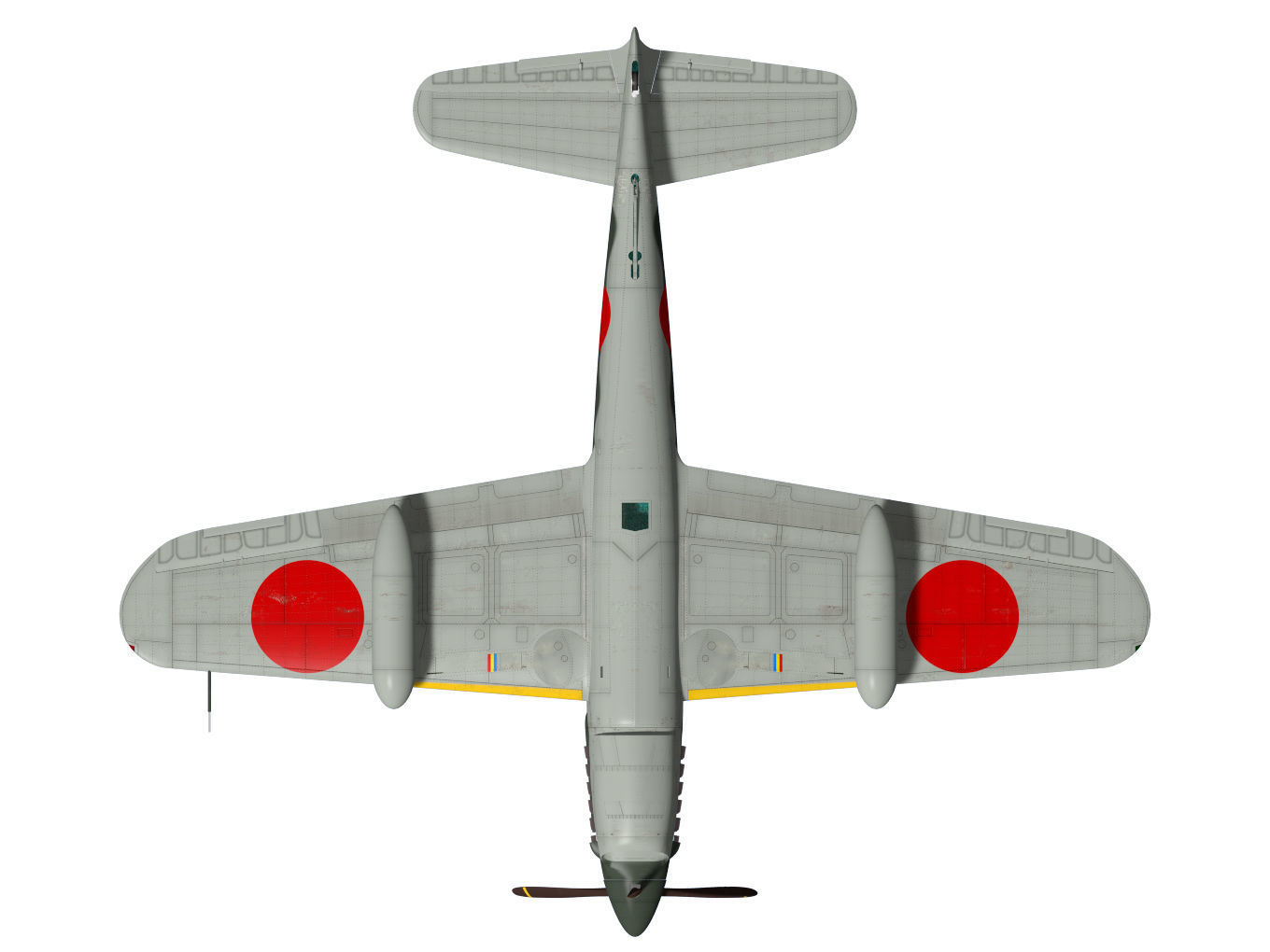 Kugisyo D4Y2S Suisei Type12Bo Judy 3D model_13