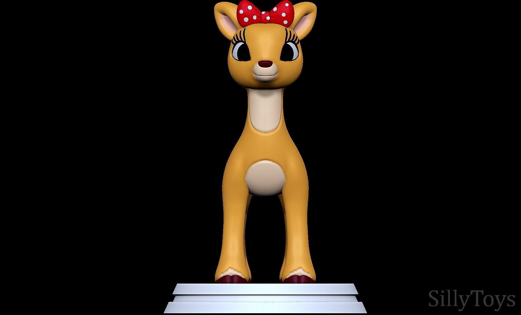 Clarice - Rudolph The Red Nosed Reindeer 3D print model 3D print model_1