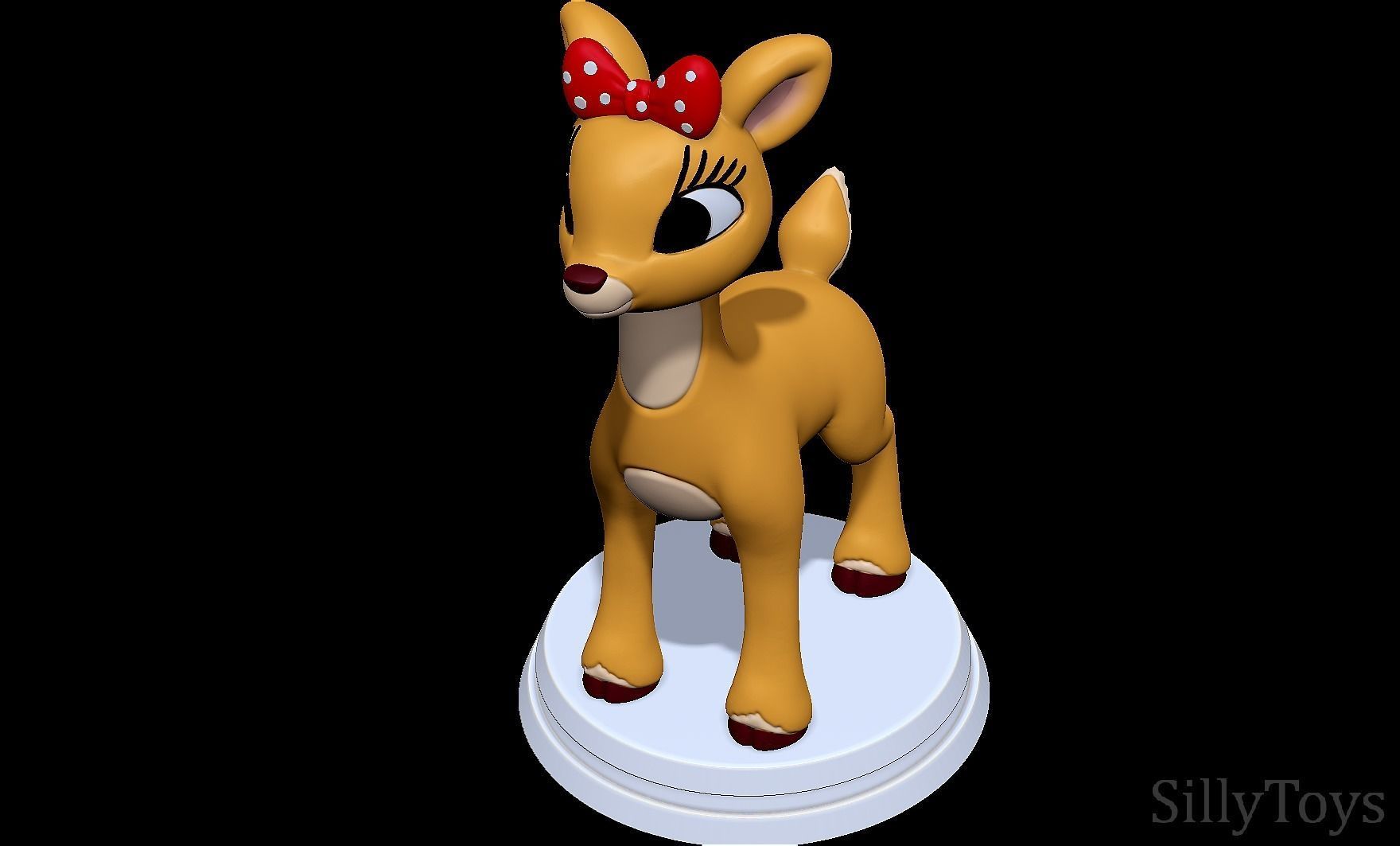 Clarice - Rudolph The Red Nosed Reindeer 3D print model 3D print model_4