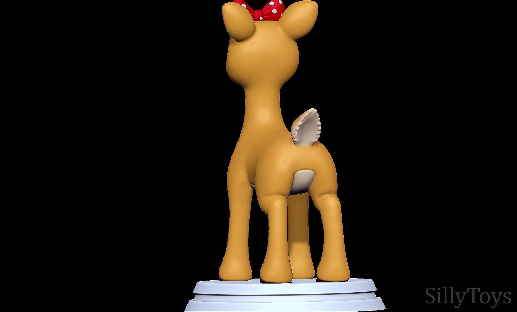 Clarice - Rudolph The Red Nosed Reindeer 3D print model 3D print model_3