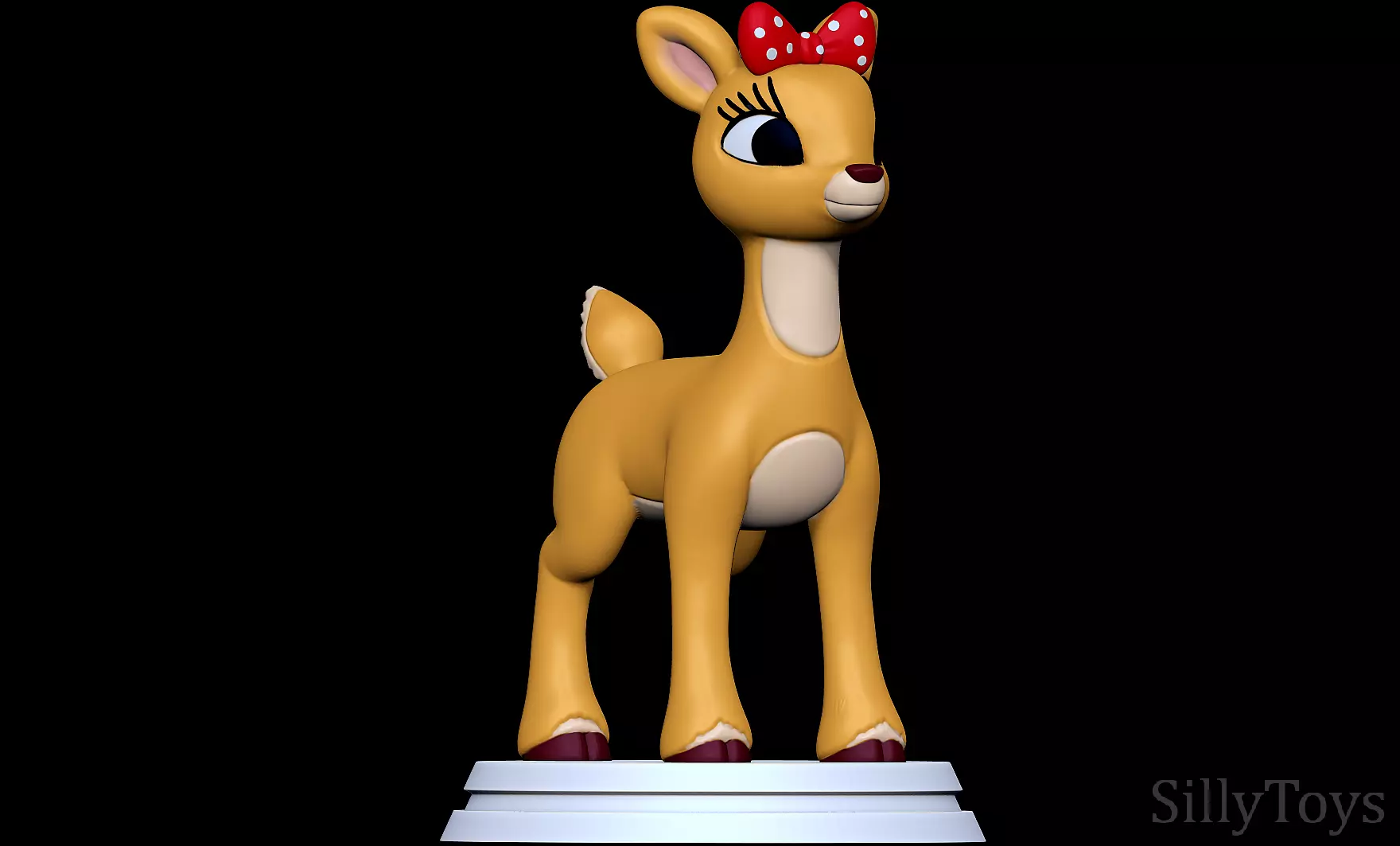 Clarice - Rudolph The Red Nosed Reindeer 3D print model 3D print model_0