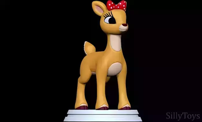 Clarice - Rudolph The Red Nosed Reindeer 3D print model 3D print model