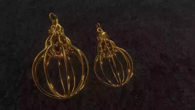 Golden Earing or Pendant 