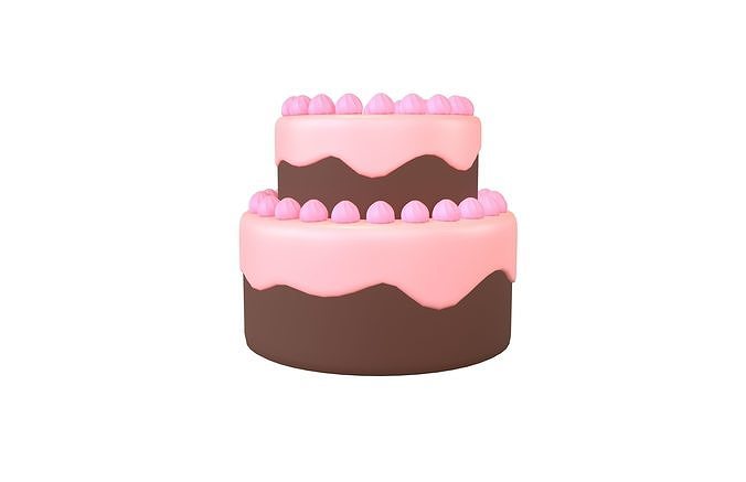 Cake v2 018 3D model 2