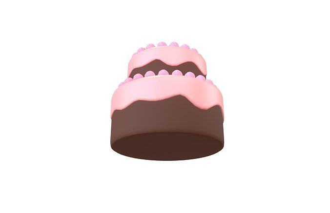 Cake v2 018 3D model 4