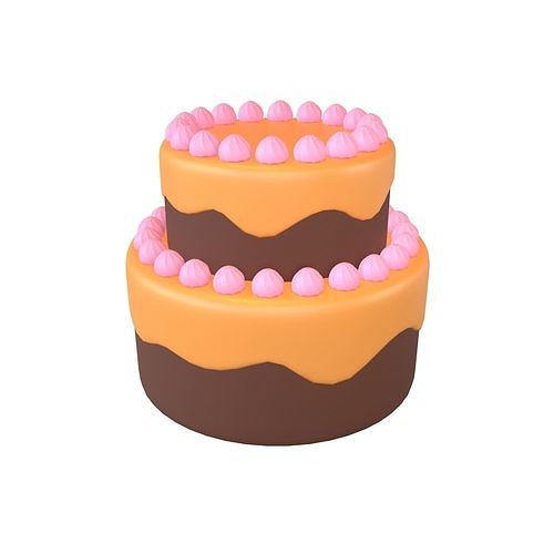 Cake v2 020 3D model