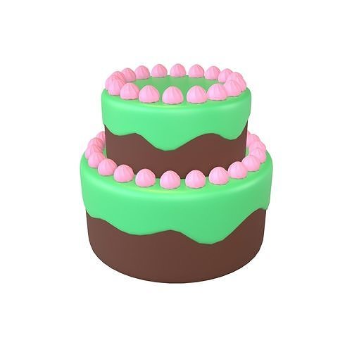 Cake v2 022 3D model