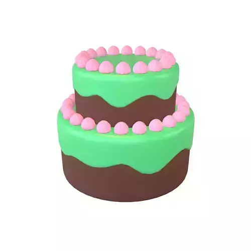 Cake v2 022 3D model