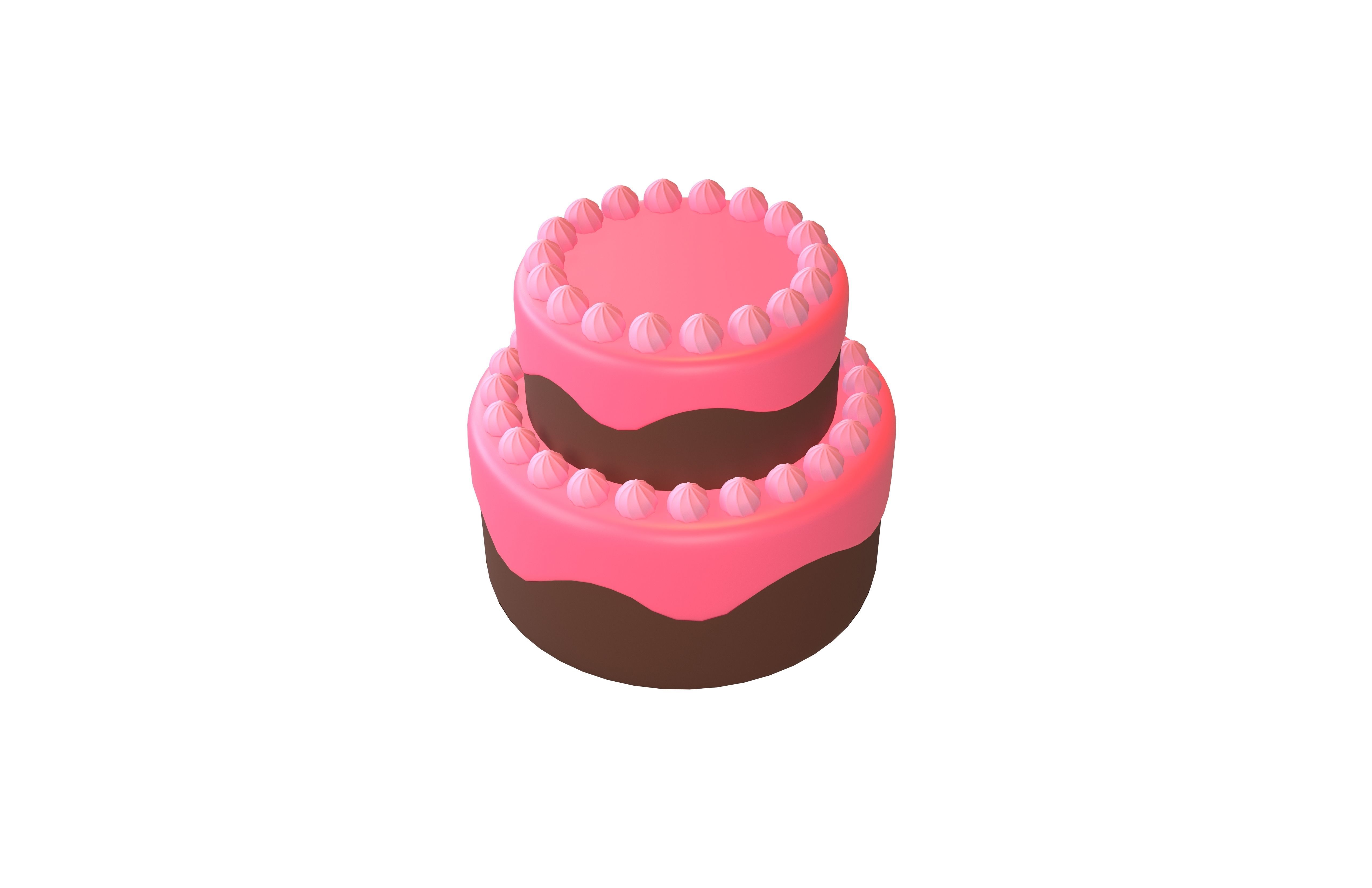 Cake v2 023 3D model_2