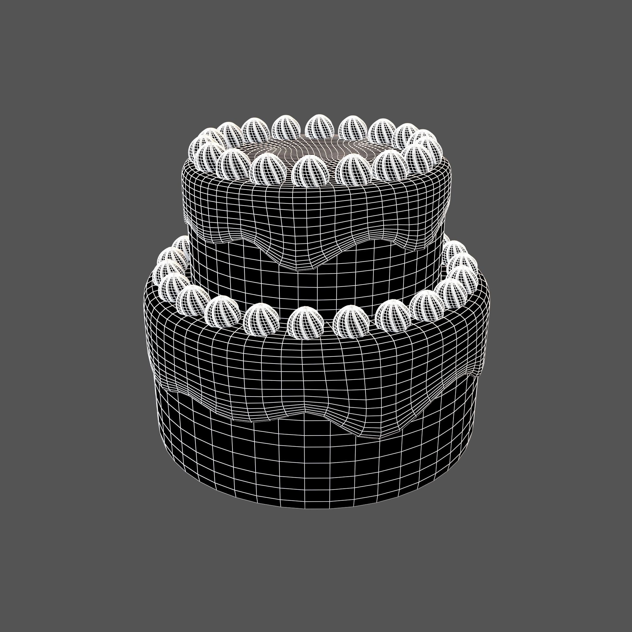Cake v2 023 3D model_4