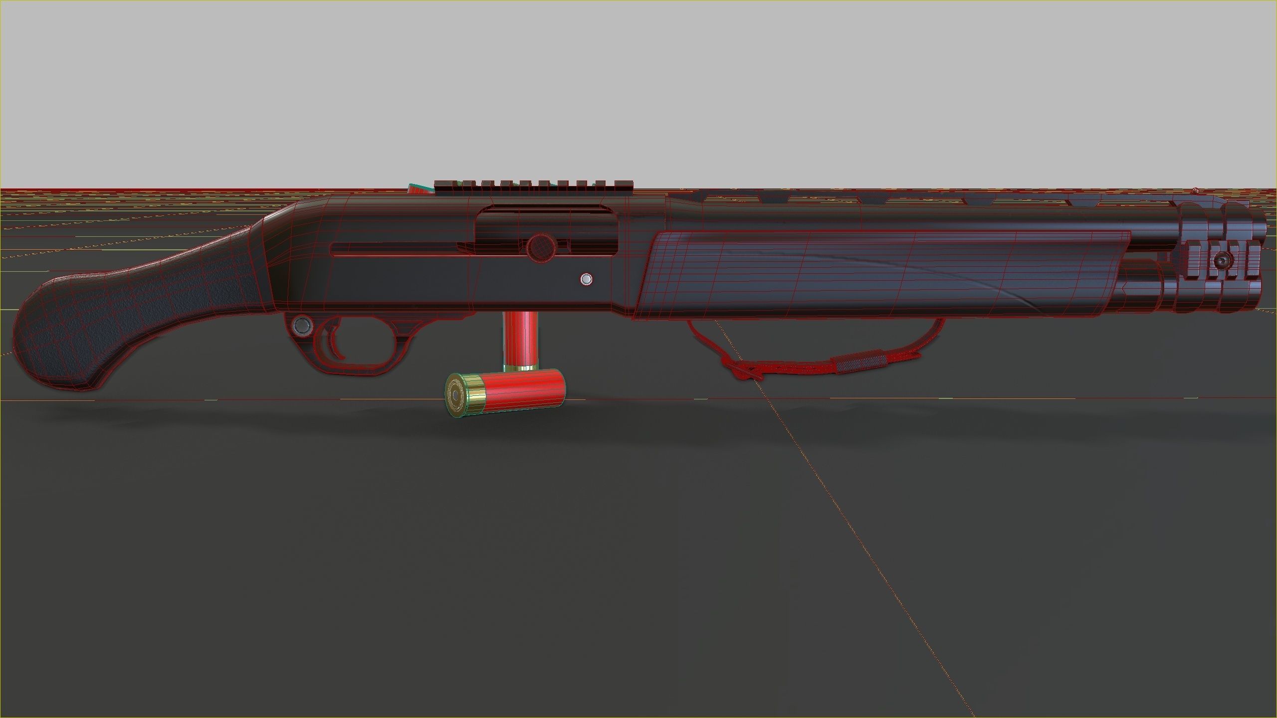 TAC-13 Shotgun Low-poly 3D model_24