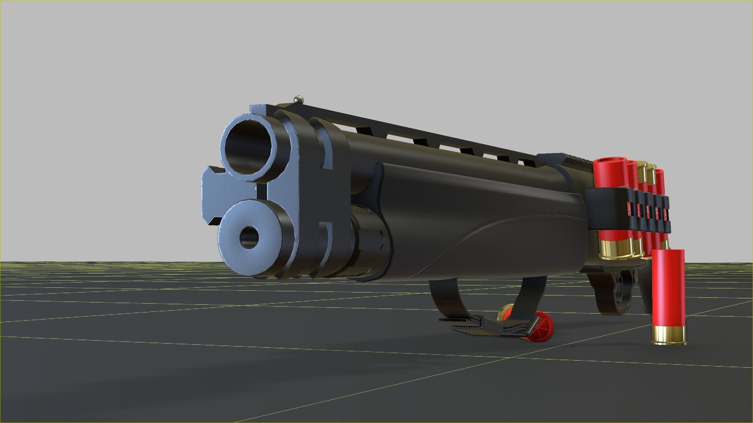 TAC-13 Shotgun Low-poly 3D model_29