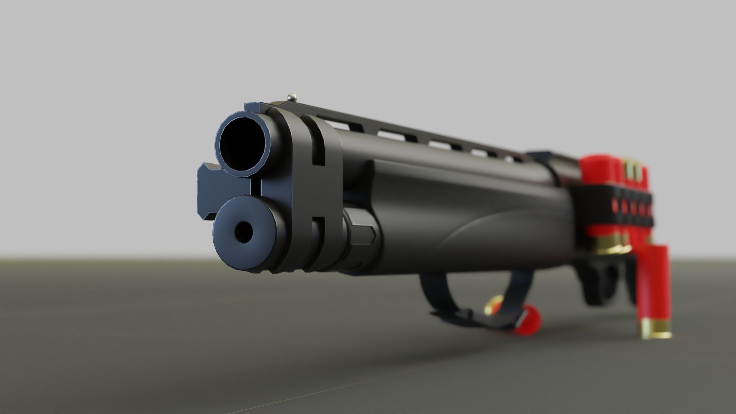 TAC-13 Shotgun Low-poly 3D model_8