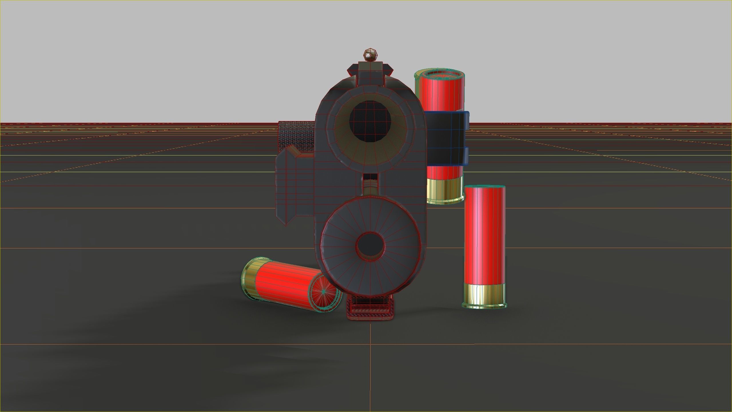 TAC-13 Shotgun Low-poly 3D model_18