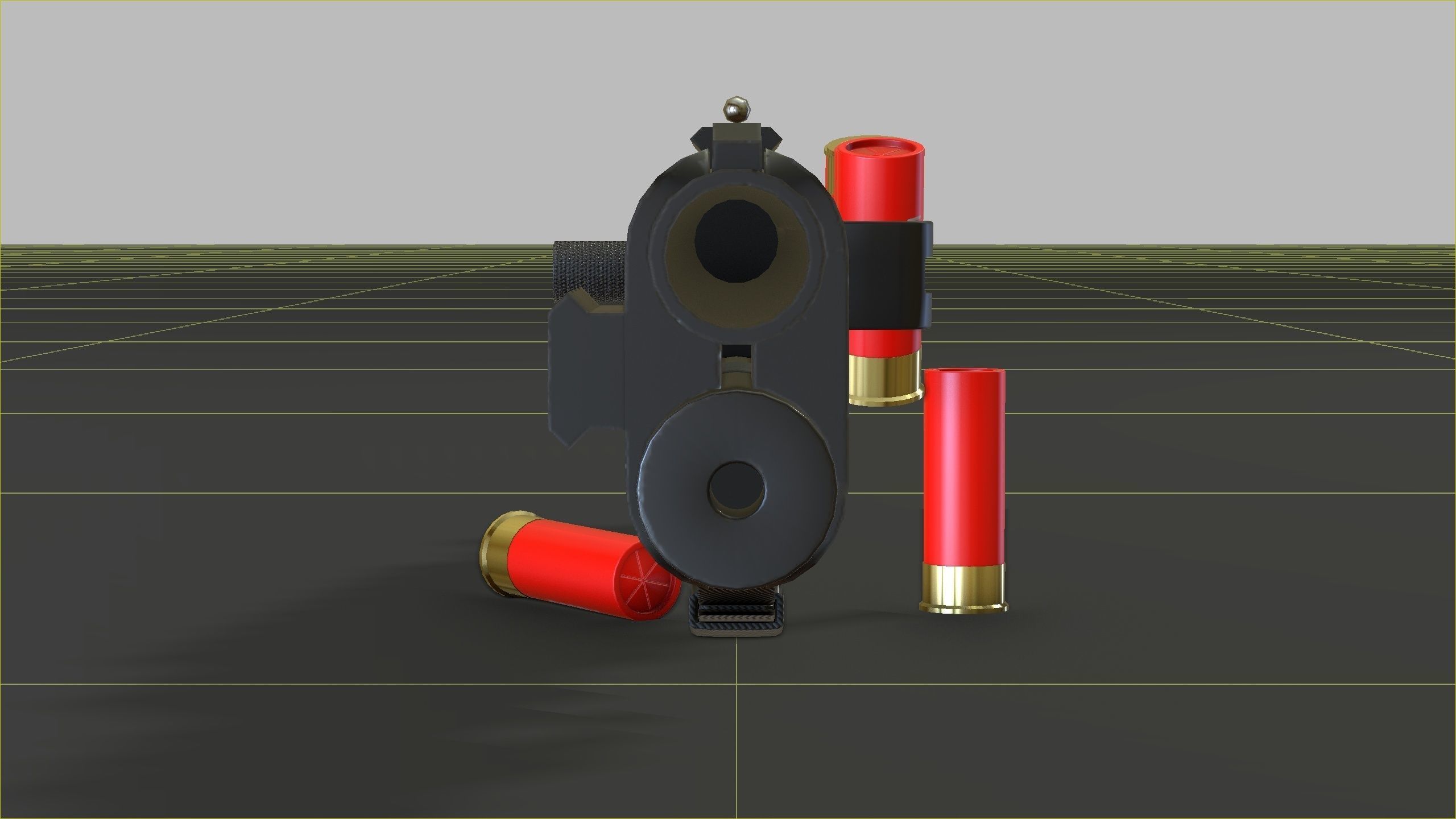 TAC-13 Shotgun Low-poly 3D model_19