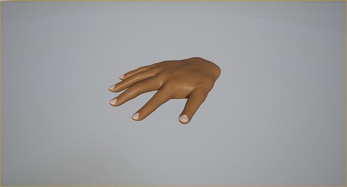 hand   Free low-poly 3D model Free low-poly 3D model