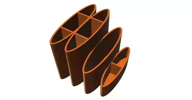 Pencil holder stand easy print