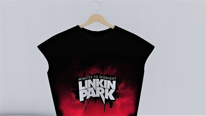 T Shirt london park t-shirt 3D model