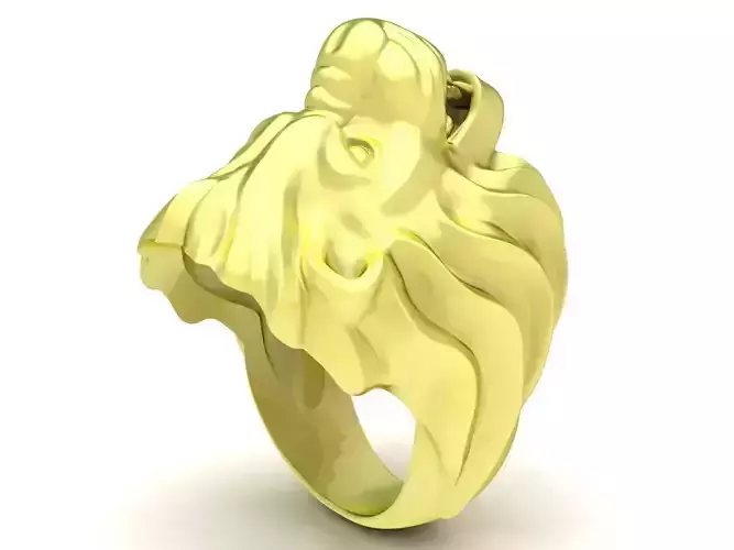 Lion Head Ring for men 3872