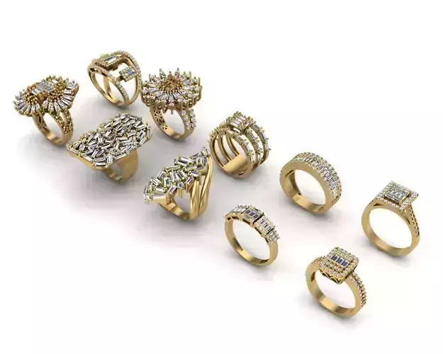 Pack jewelry ring  3D print model