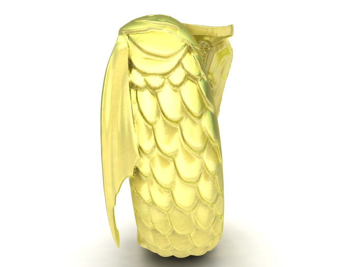 fish ring arowana ring 3877 3D print model_2