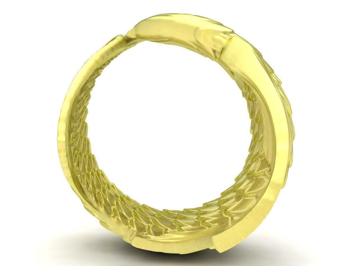fish ring arowana ring 3877 3D print model_6
