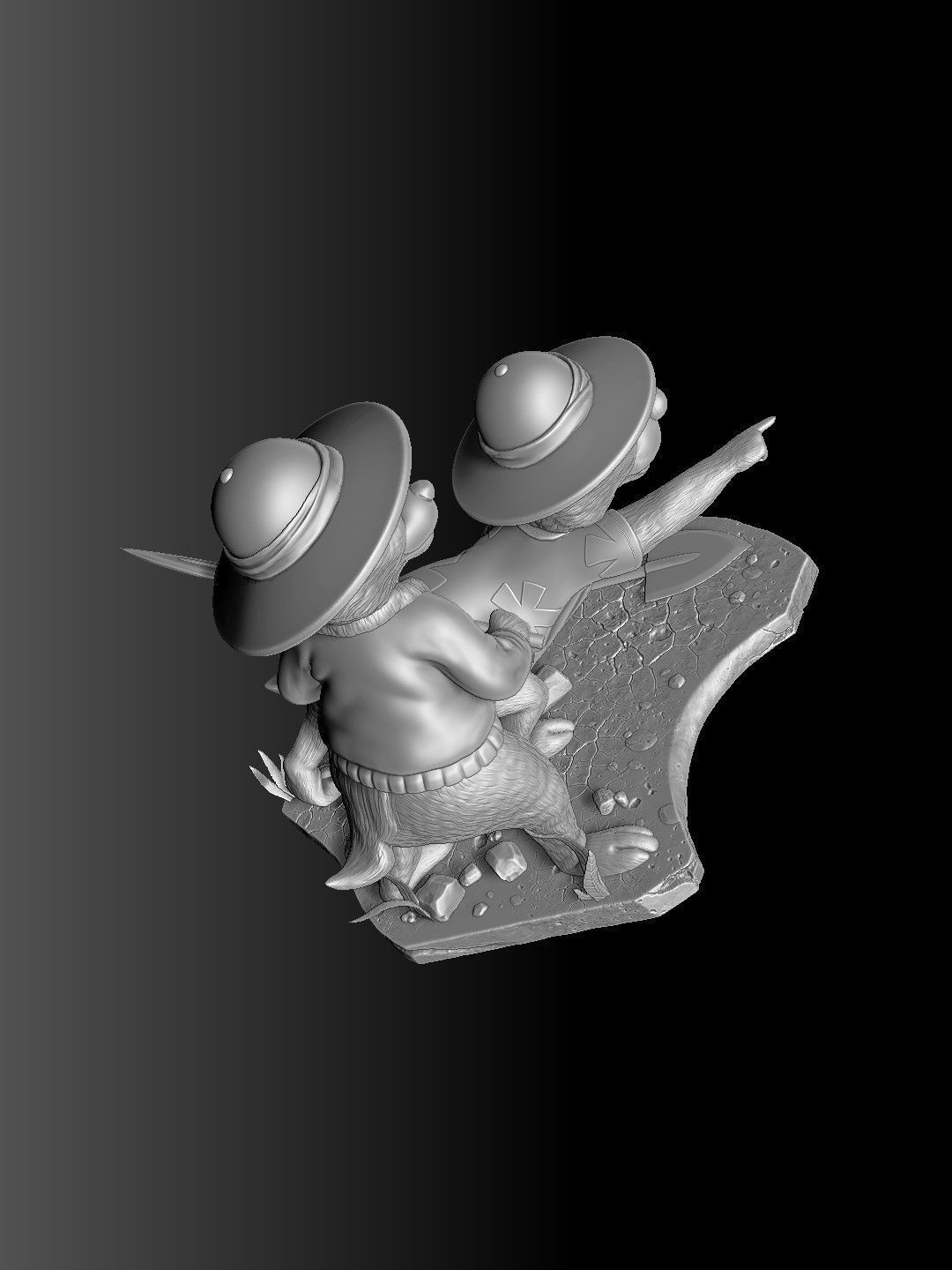 Chip n Dale Rescue Rangers for 3d print 3D print model_8