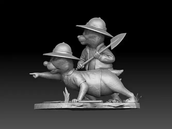 Chip n Dale Rescue Rangers  for 3d print 3D print model
