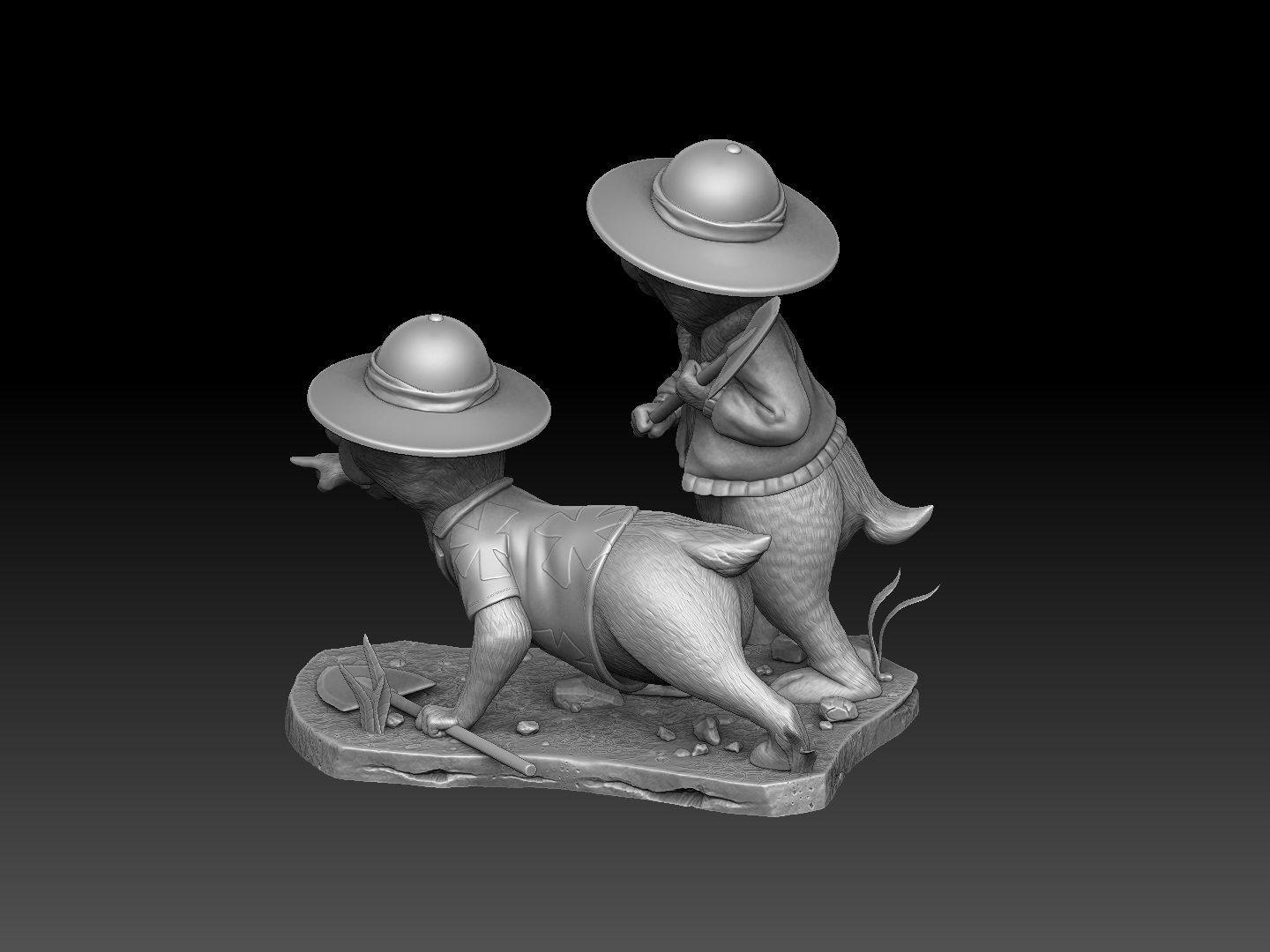 Chip n Dale Rescue Rangers for 3d print 3D print model_7