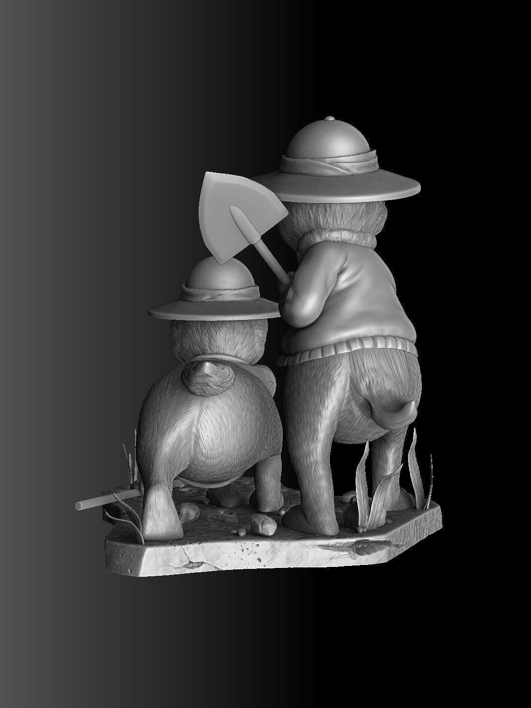 Chip n Dale Rescue Rangers for 3d print 3D print model_11