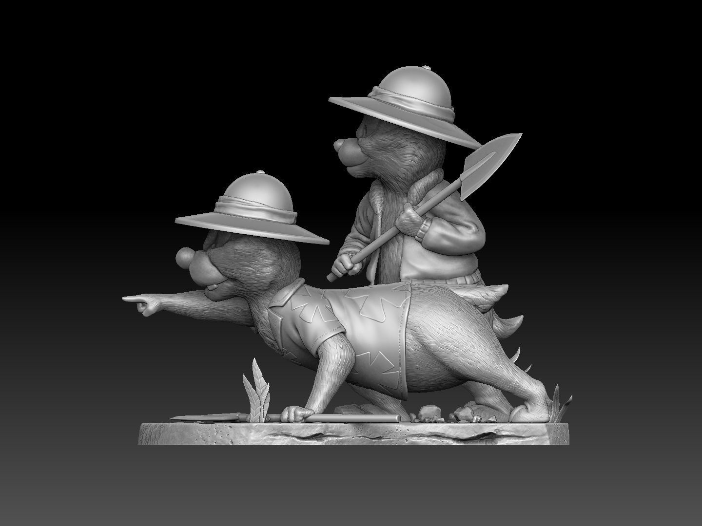 Chip n Dale Rescue Rangers for 3d print 3D print model_6