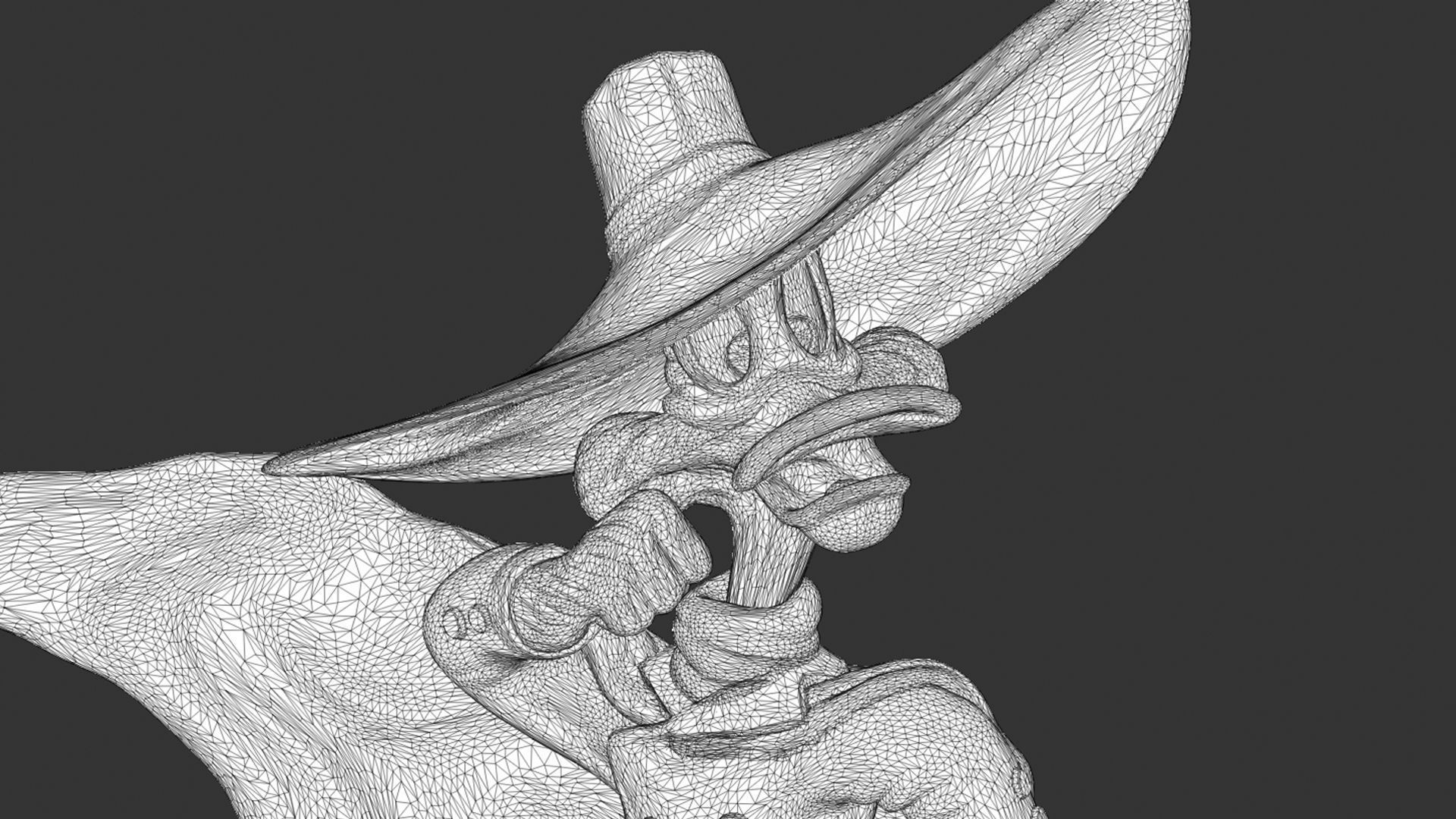 DARKWING DUCK FOR 3D PRINT STL 3D print model_19