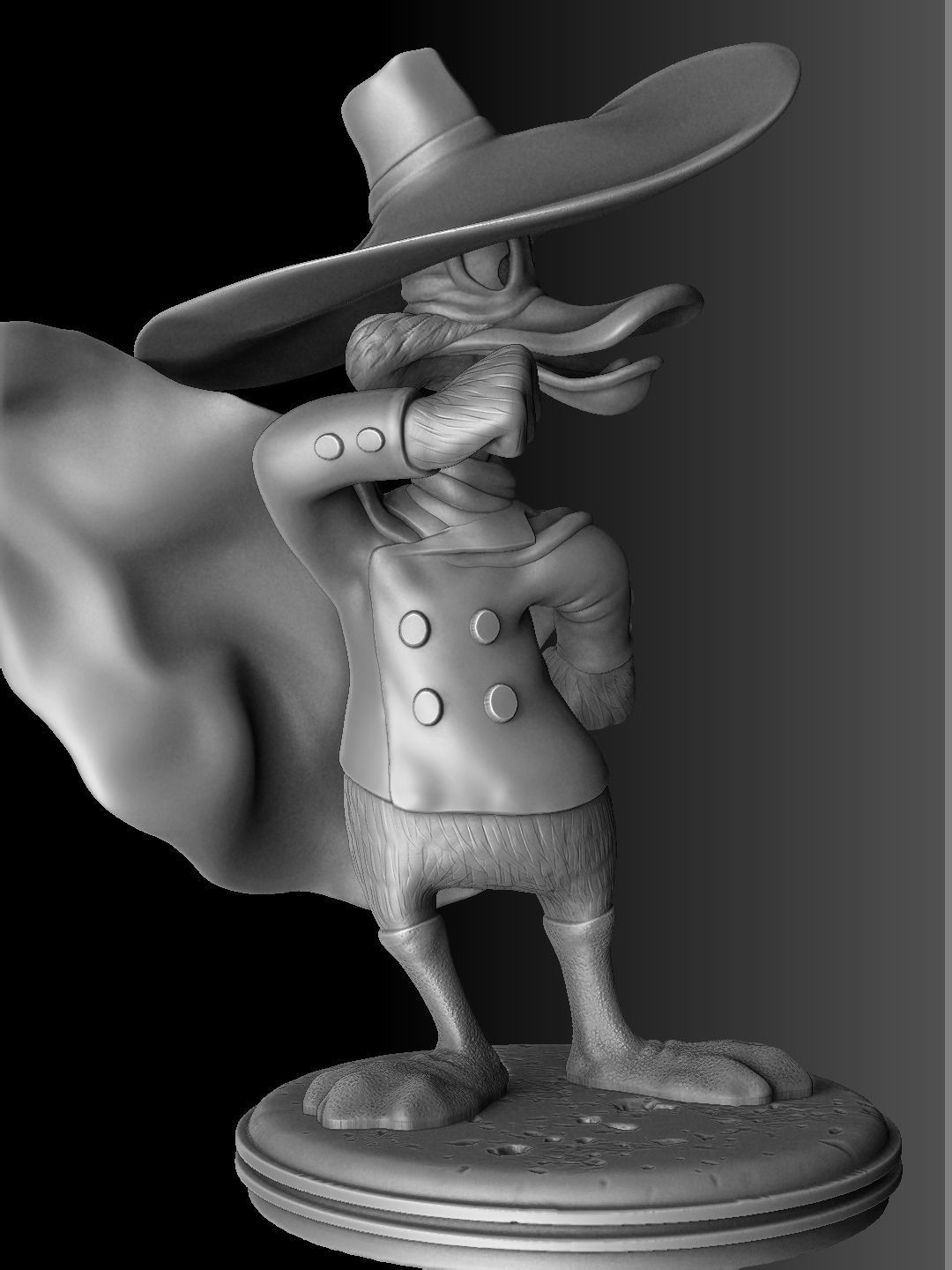 DARKWING DUCK FOR 3D PRINT STL 3D print model_24