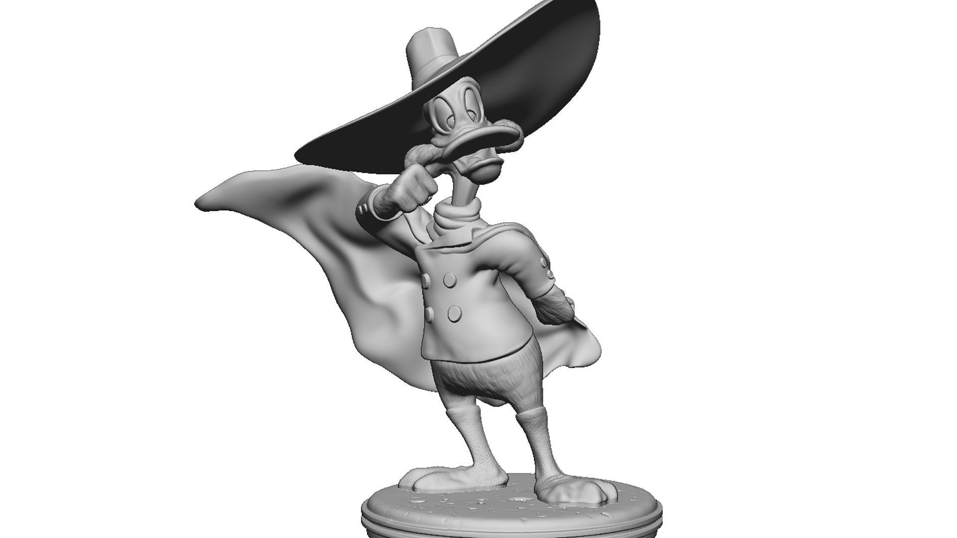 DARKWING DUCK FOR 3D PRINT STL 3D print model_5