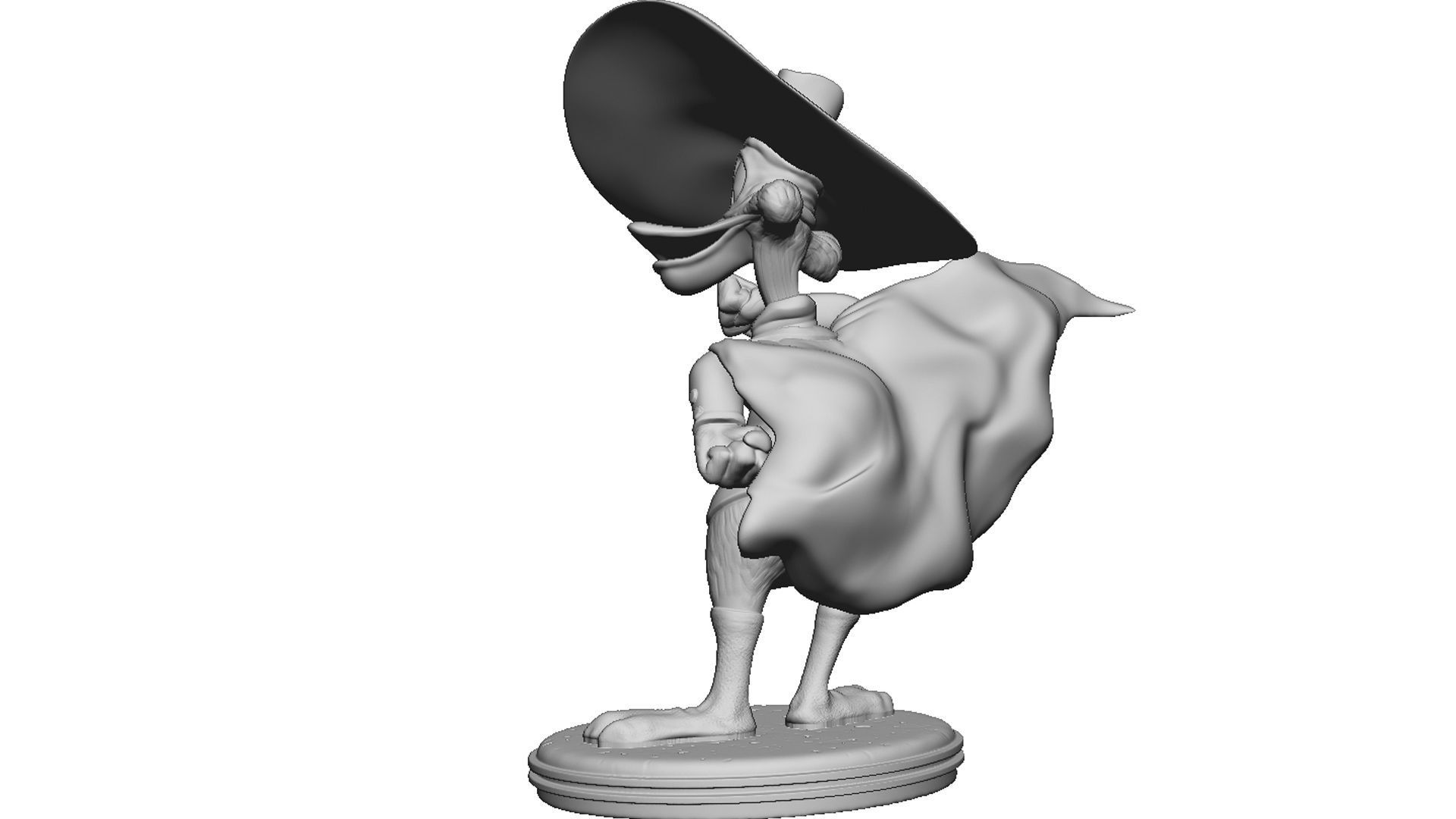 DARKWING DUCK FOR 3D PRINT STL 3D print model_13