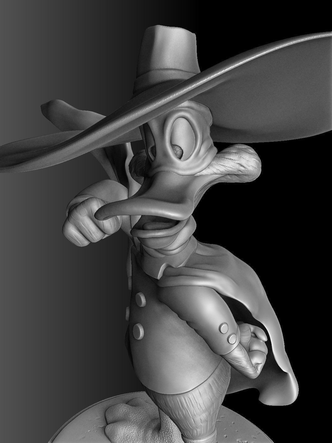 DARKWING DUCK FOR 3D PRINT STL 3D print model_23