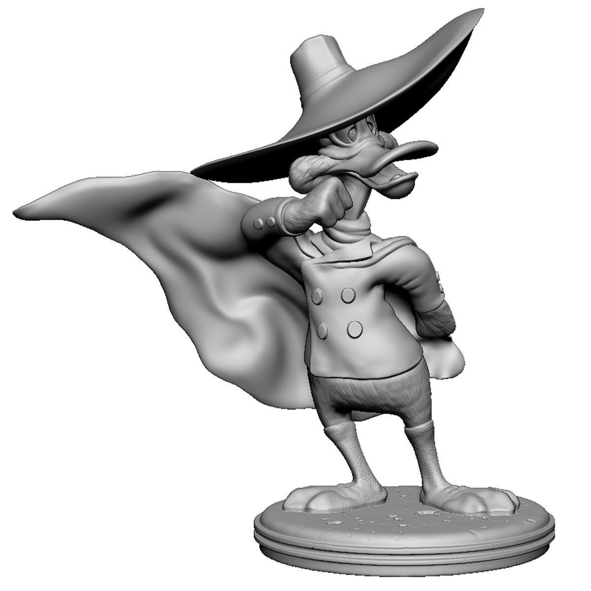 DARKWING DUCK FOR 3D PRINT STL 3D print model_8
