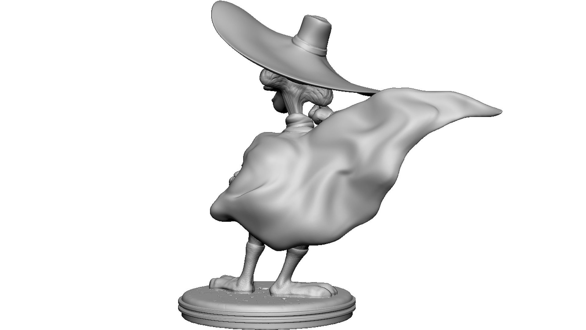 DARKWING DUCK FOR 3D PRINT STL 3D print model_14