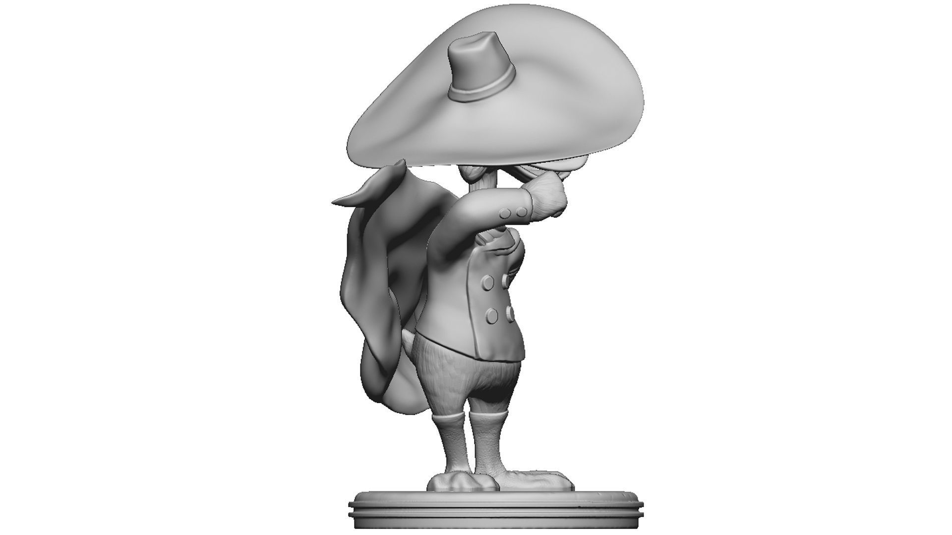 DARKWING DUCK FOR 3D PRINT STL 3D print model_15