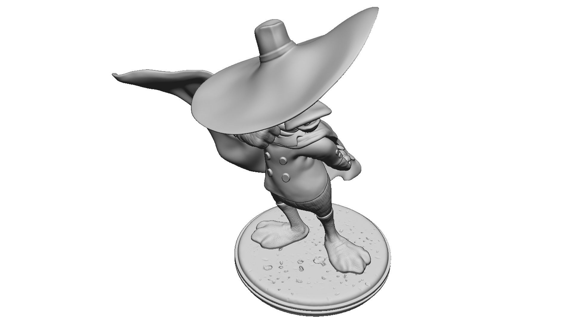 DARKWING DUCK FOR 3D PRINT STL 3D print model_16