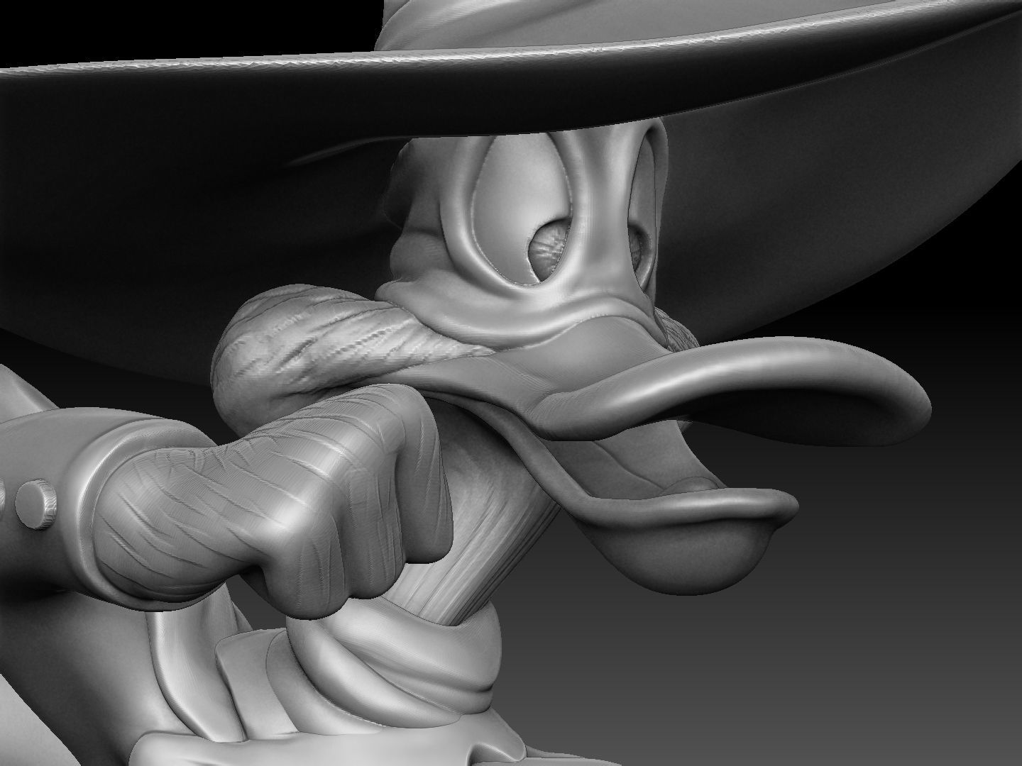 DARKWING DUCK FOR 3D PRINT STL 3D print model_26