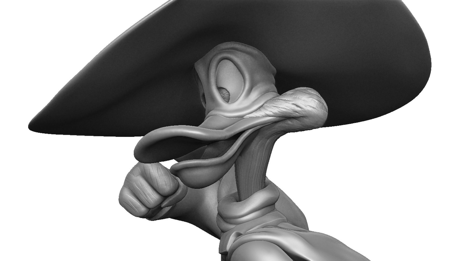 DARKWING DUCK FOR 3D PRINT STL 3D print model_6