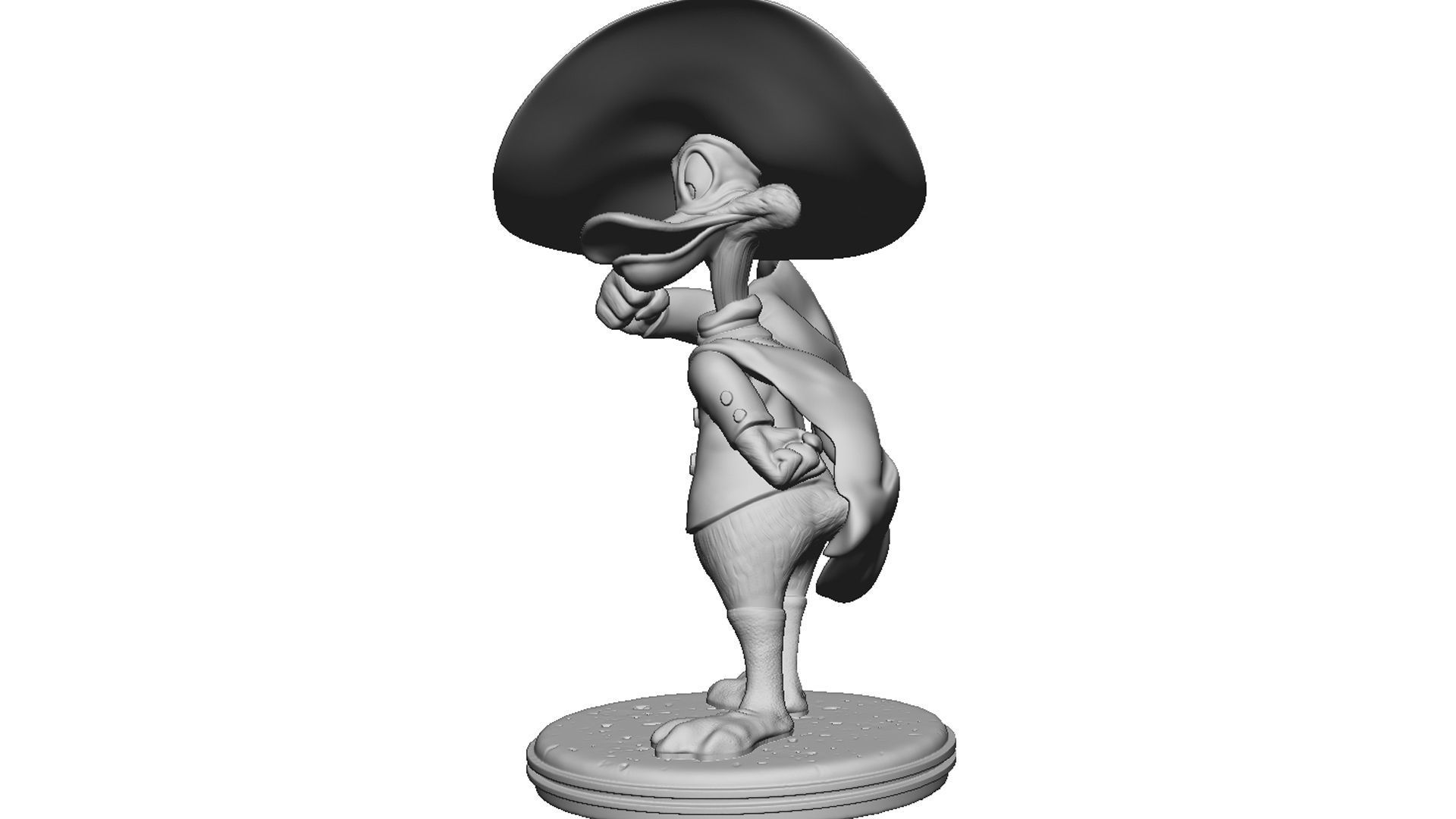 DARKWING DUCK FOR 3D PRINT STL 3D print model_12