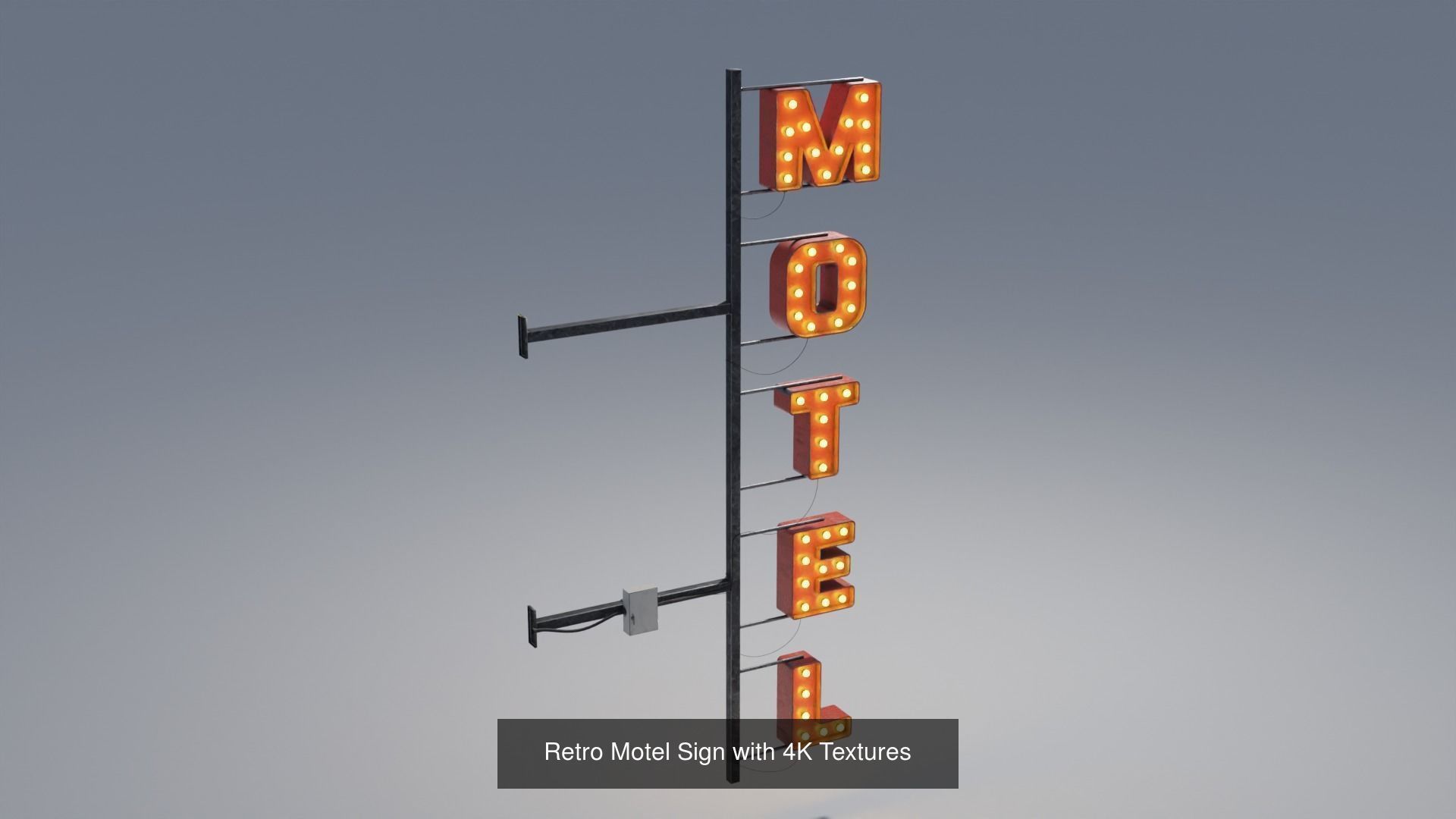 Motel Scene and Props Collection 4K Textures _1