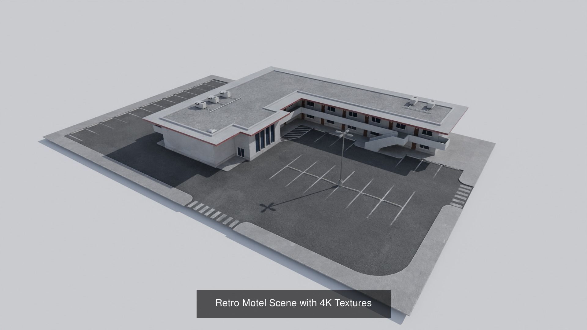 Motel Scene and Props Collection 4K Textures _3