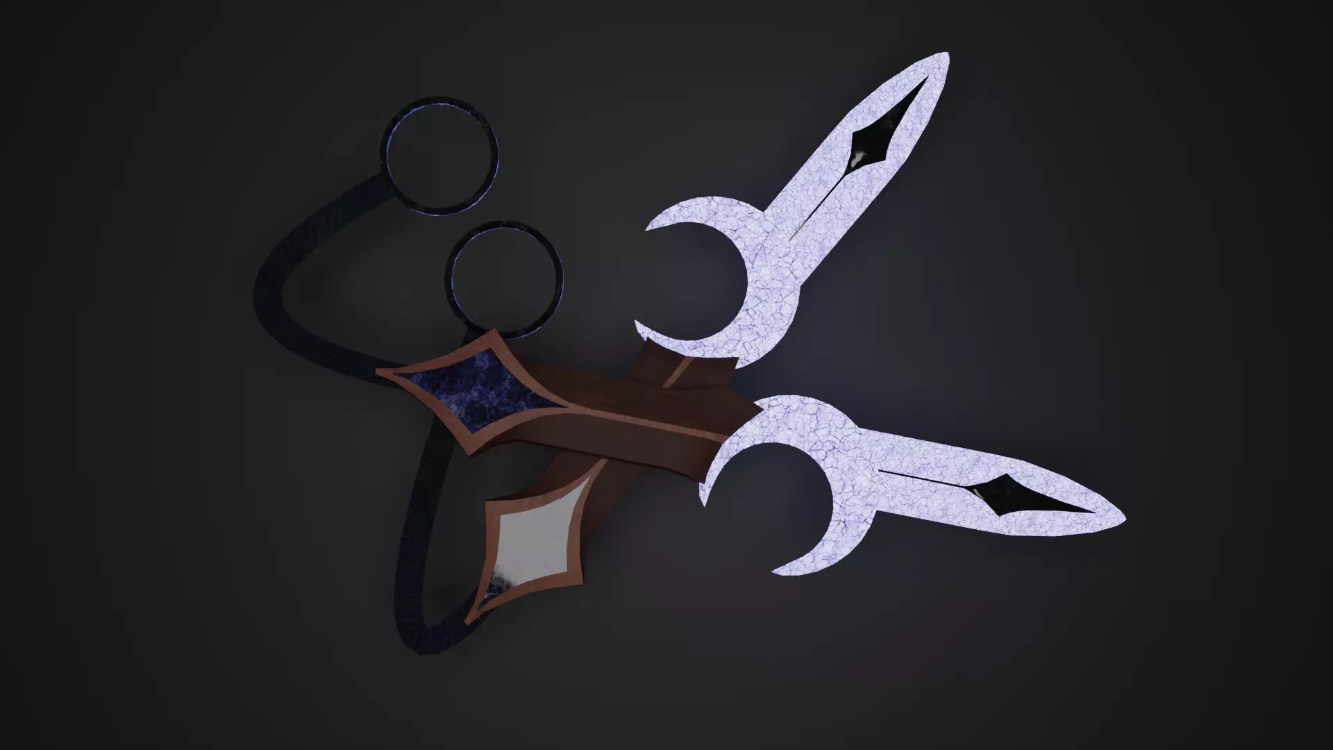 Moon Blade Free low-poly 3D model_0