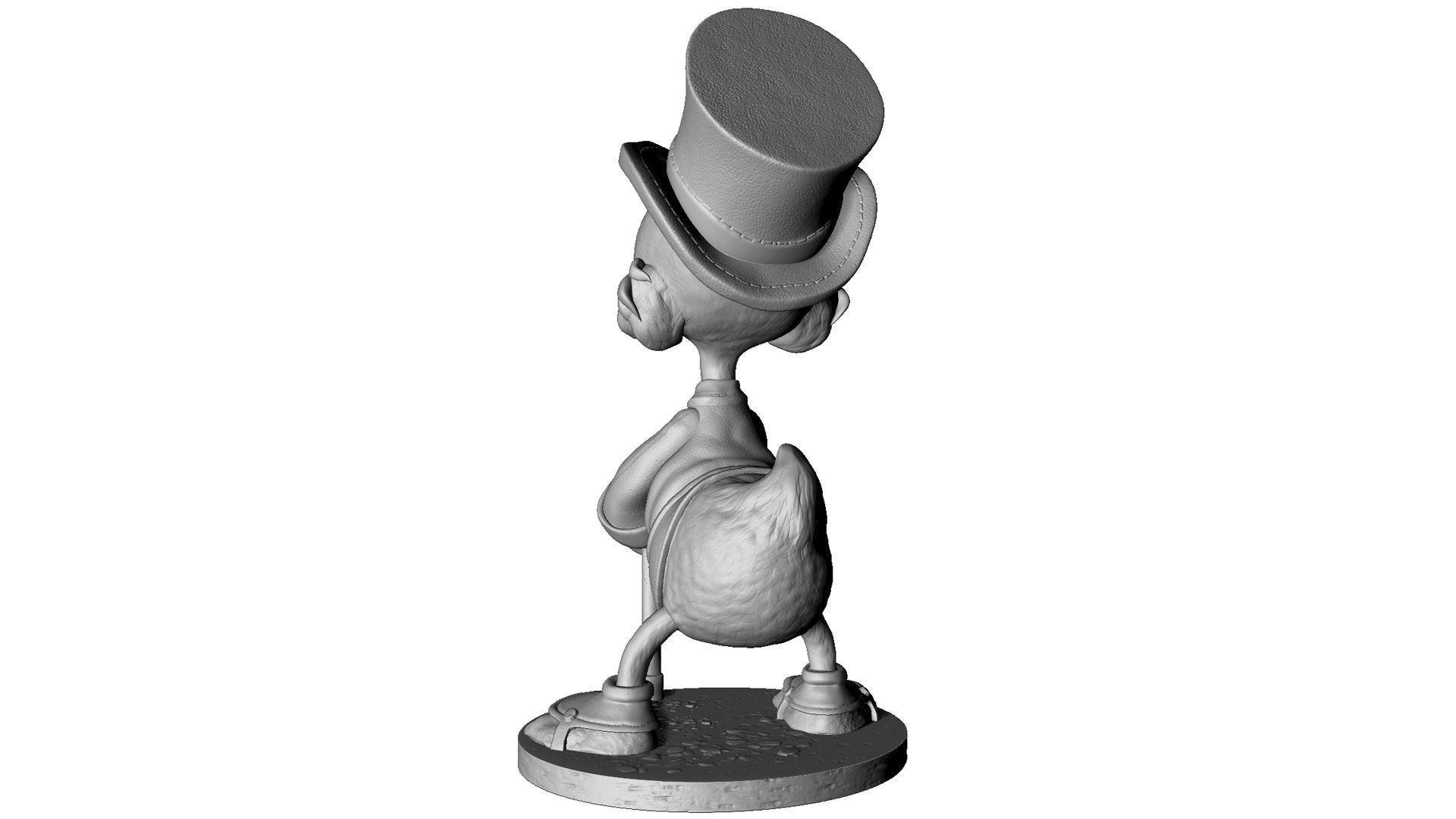 SCROOGE McDuck for 3D printing 2 OPTIONS 3D print model_16
