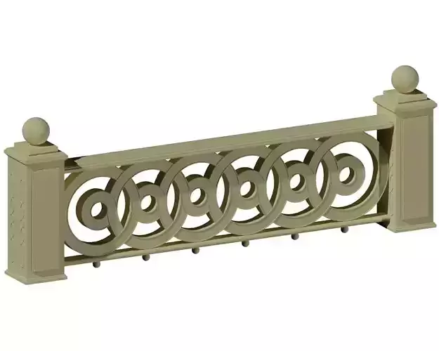 Stone Marble fence Handrail