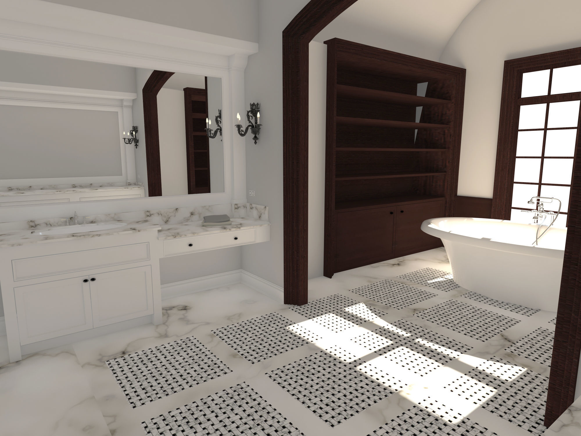 Bathroom 12 3D model_1