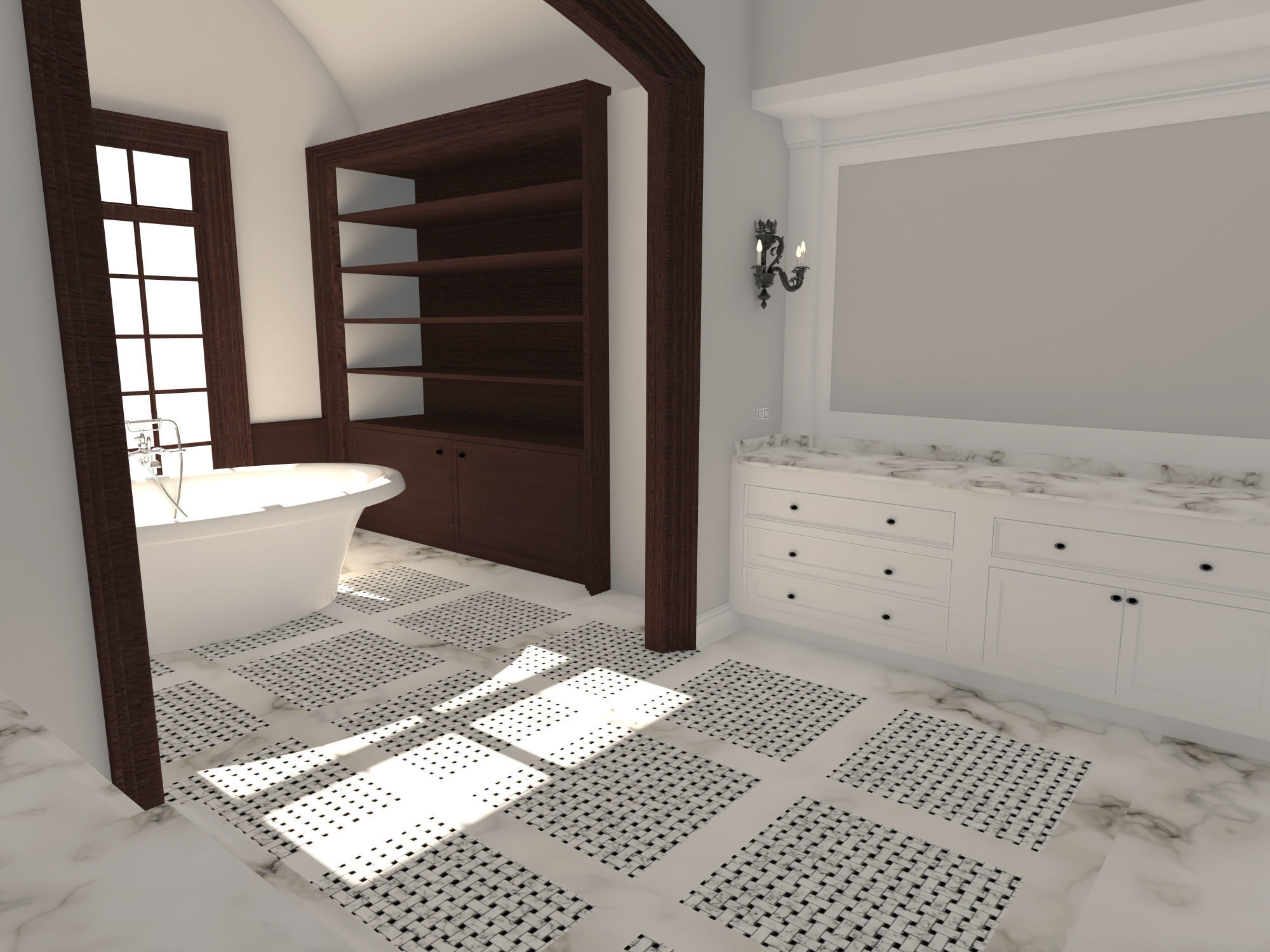 Bathroom 12 3D model_2